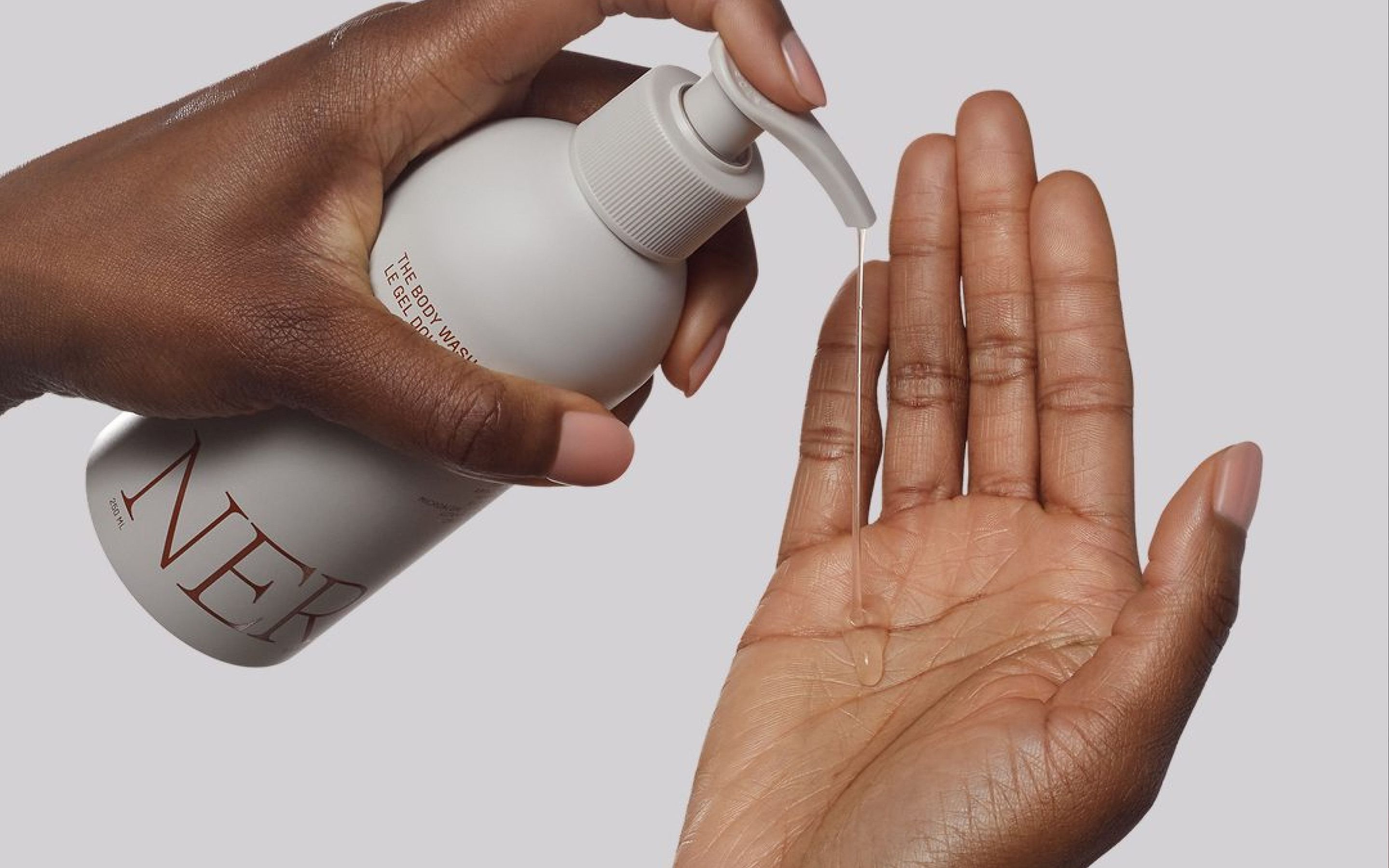 Nerra body wash product photography